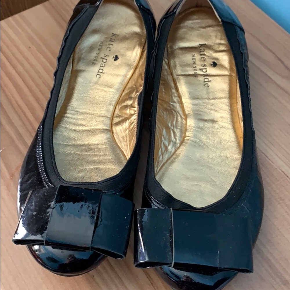 Kate spade patent leather flats